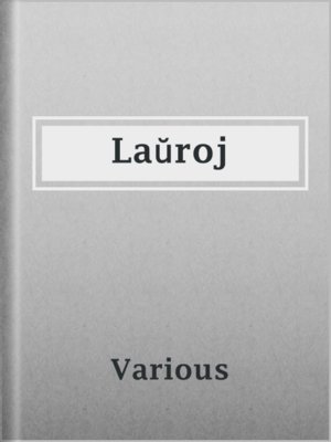 cover image of Laŭroj